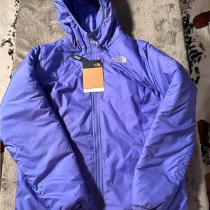 The North Face Lavender Zip-Up Jacket, Two Way Reversible